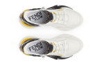 Fendi Flow White Leather Low-Tops - DUBAI ALL STAR