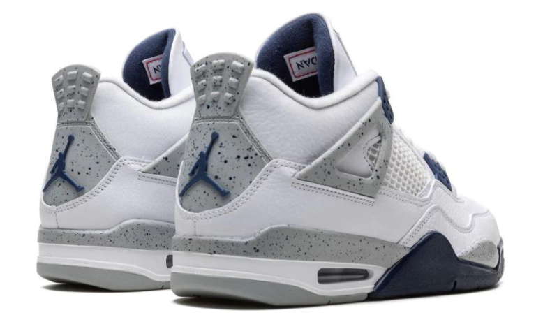 Nike Air Jordan 4 Retro GS 'Midnight Navy' - DUBAI ALL STAR