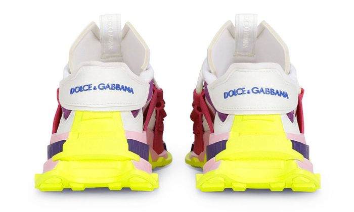 DOLCE & GABBANA Mixed-material Space Trainers In Multicolor - DUBAI ALL STAR