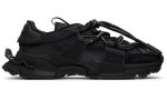 DOLCE & GABBANA Black Mixed-Materials Space Sneakers - DUBAI ALL STAR