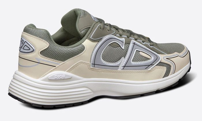 DIOR B30 SNEAKER "Olive Mesh and Cream Technical Fabric" - DUBAI ALL STAR