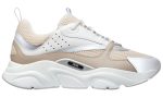 Dior B22 Cream Technical Mesh with Beige and White Smooth Calfskin - DUBAI ALL STAR