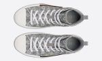 Dior B23 High-top Sneaker "Dior Gray Cd Diamond Canvas" - DUBAI ALL STAR