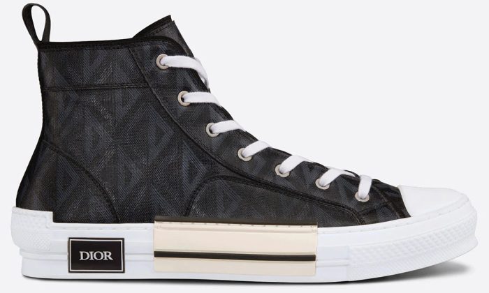 Dior B23 High-top Sneaker "Black CD Diamond Canvas" - DUBAI ALL STAR