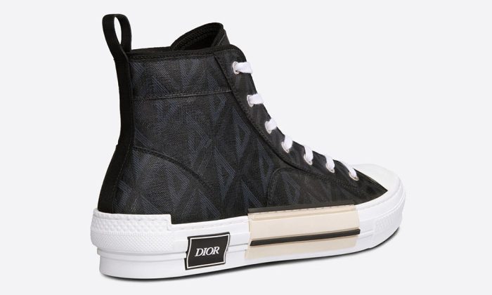 Dior B23 High-top Sneaker "Black CD Diamond Canvas" - DUBAI ALL STAR