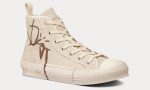 Dior B23 Cactus Jack Dior "Cream & Coffee" High-top Sneaker - DUBAI ALL STAR