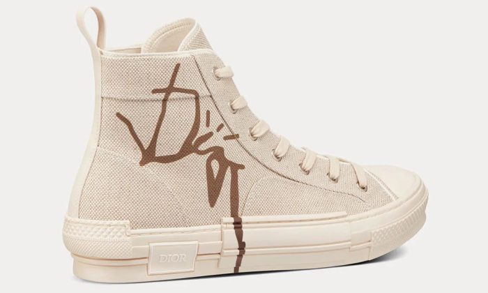 Dior B23 Cactus Jack Dior "Cream & Coffee" High-top Sneaker - DUBAI ALL STAR