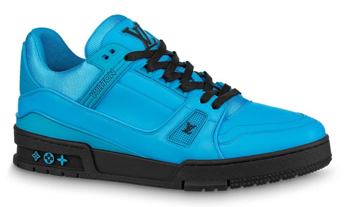 LV Trainer Sneaker "Blue" Calf leather