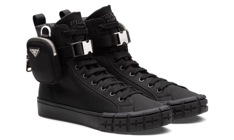 Prada Wheel Re-Nylon high-top sneakers - DUBAI ALL STAR