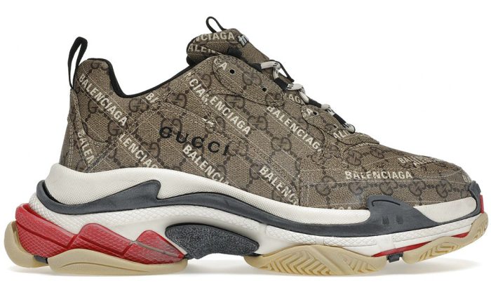 Gucci x Balenciaga The Hacker Project Triple S Beige - DUBAI ALL STAR