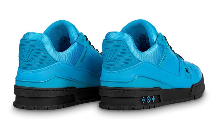 LV Trainer Sneaker "Blue" Calf leather - Dubai Sneakers