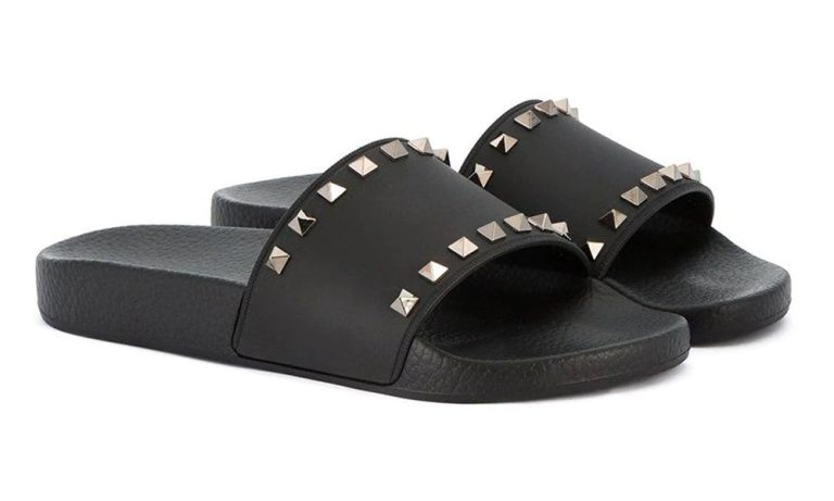 Valentino Garavani Rockstud pool slides - DUBAI ALL STAR