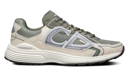 DIOR B30 SNEAKER "Olive Mesh and Cream Technical Fabric" - DUBAI ALL STAR