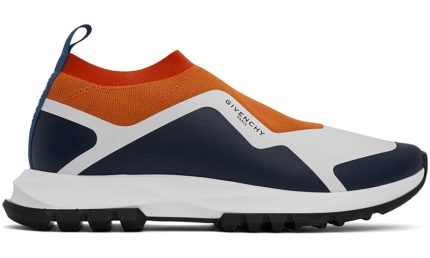 Givenchy Orange Spectre Knit Sneakers - DUBAI ALL STAR