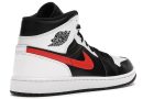 Air Jordan 1 Mid Black Chile Red White - DUBAI ALL STAR