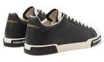 Dolce & Gabbana Leather Sneakers "Black" - DUBAI ALL STAR