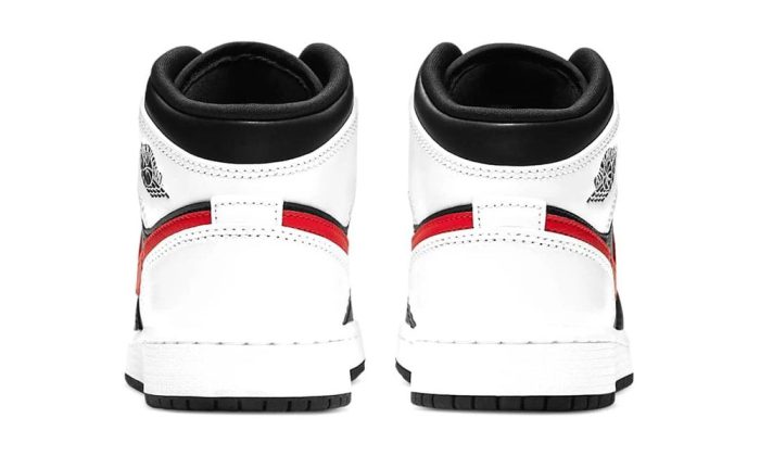 Air Jordan 1 Mid Black Chile Red White - DUBAI ALL STAR