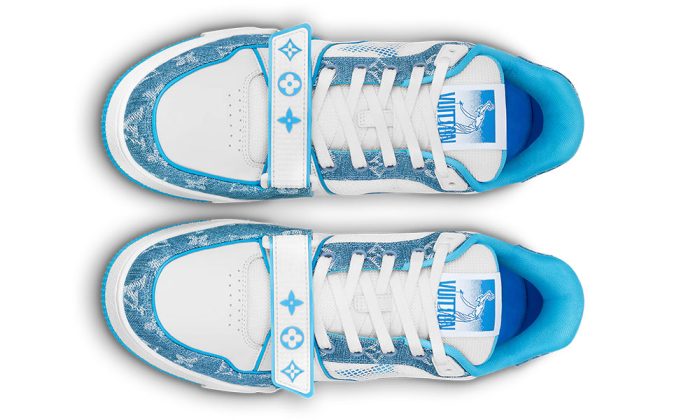 LV Trainer Sneaker "Blue" #1A9ZI2 - Dubai Sneakers