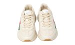 Gucci White Rhyton Web Chunky Sneakers - DUBAI ALL STAR