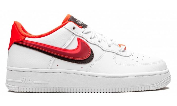 Nike Air Force 1 LV8 Double Swoosh Red Black (GS) - DUBAI ALL STAR