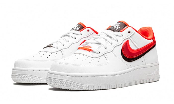 Nike Air Force 1 LV8 Double Swoosh Red Black (GS) - DUBAI ALL STAR