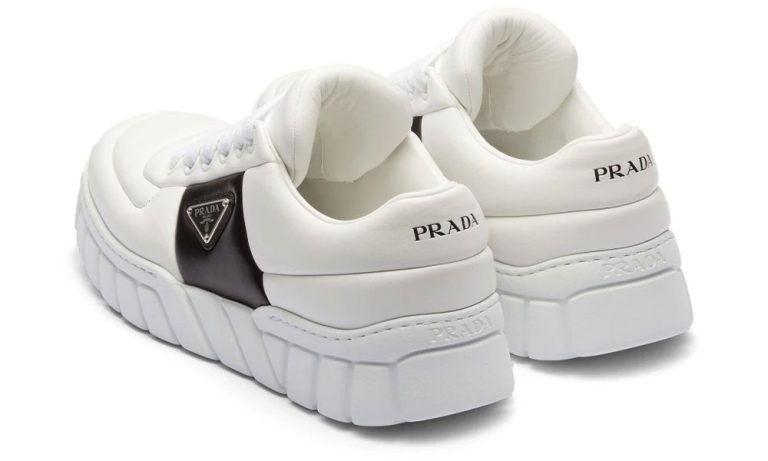 Prada padded leather sneakers 'White' - DUBAI ALL STAR