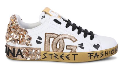 DOLCE & GABBANA Logo Patch Sneakers - DUBAI ALL STAR