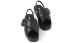 Prada triangle-logo padded sandals "Black" - DUBAI ALL STAR