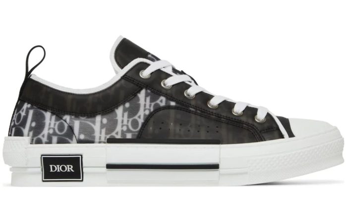 Dior B23 Low 'Dior Oblique - Charcoal' - DUBAI ALL STAR