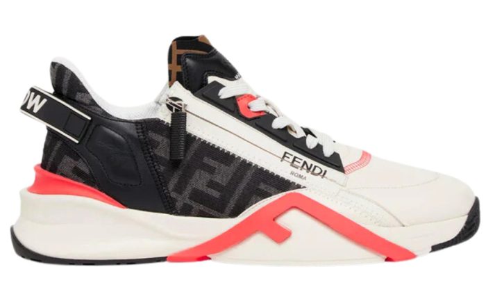 Fendi  Flow Runner Lunar New Year Capsule White Low Top Trainers - DUBAI ALL STAR