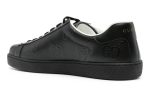 Gucci Ace monogram-embossed sneakers 'Black' - DUBAI ALL STAR