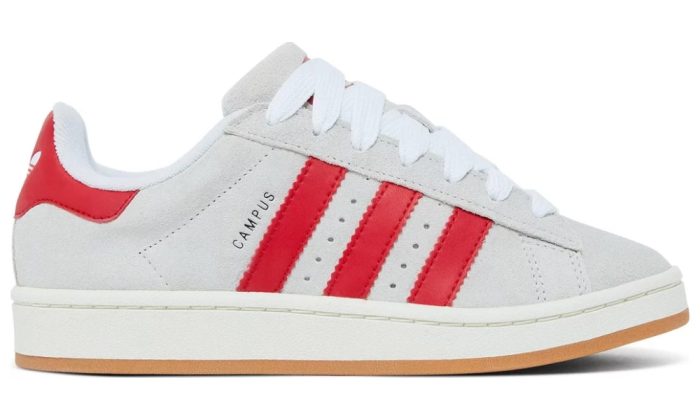 Adidas Campus 00s 'Crystal White Scarlet' - DUBAI ALL STAR