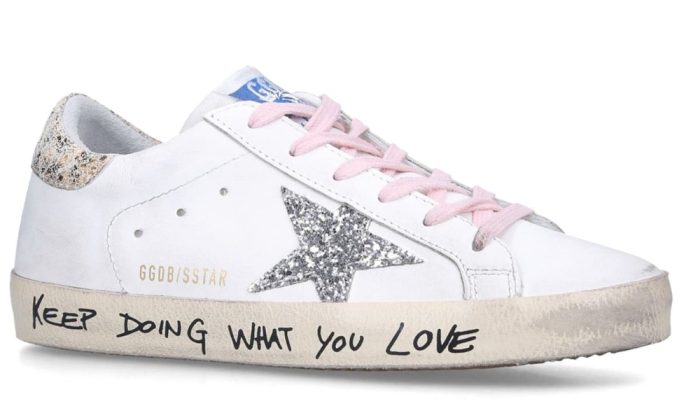 GOLDEN GOOSE  Leather Superstar Sneakers - DUBAI ALL STAR