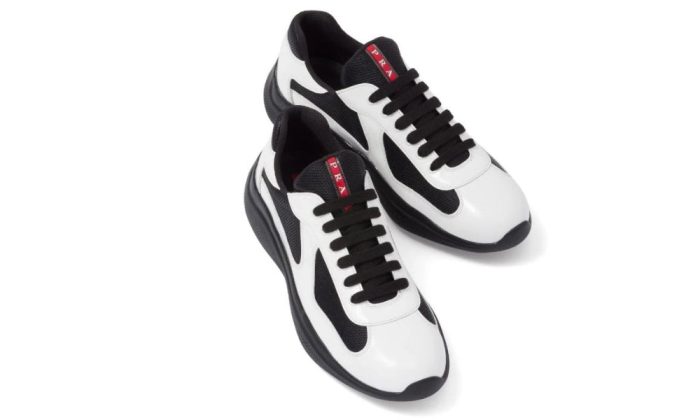 Prada  America's Cup Patent Leather "White / Black" - DUBAI ALL STAR