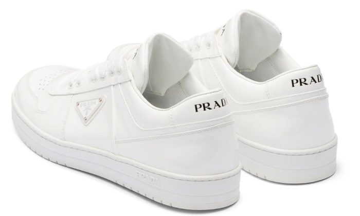 Prada Downtown Leather 'White' - DUBAI ALL STAR