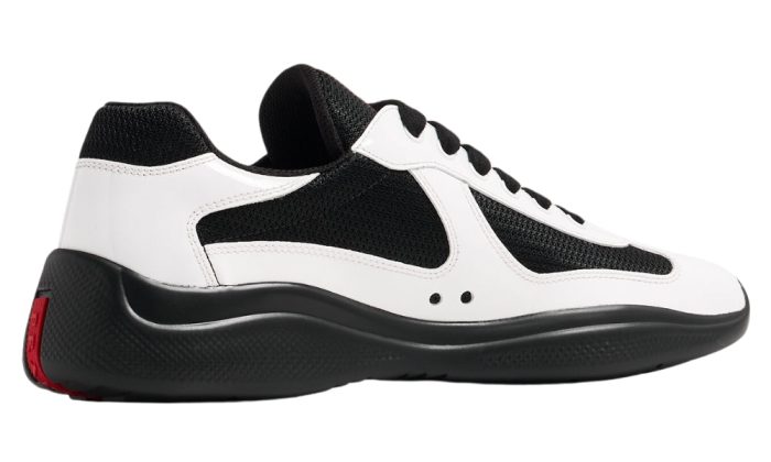 Prada  America's Cup Patent Leather "White / Black" - DUBAI ALL STAR