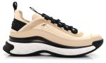 Chanel Velvet Calfskin & Mixed Fibers Sneaker 'Beige' - DUBAI ALL STAR