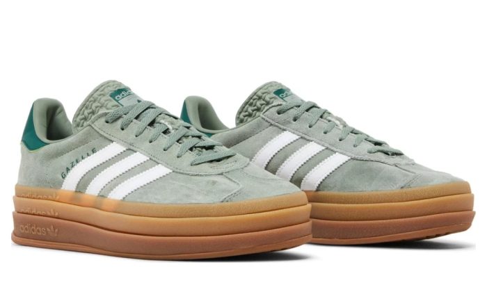 Adidas Gazelle Bold 'Silver Green Gum' - DUBAI ALL STAR