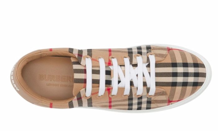 Burberry Vintage Check lace-up sneakers - DUBAI ALL STAR