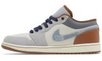 Air Jordan 1 Low SE 'Repaired Denim Swoosh' - DUBAI ALL STAR